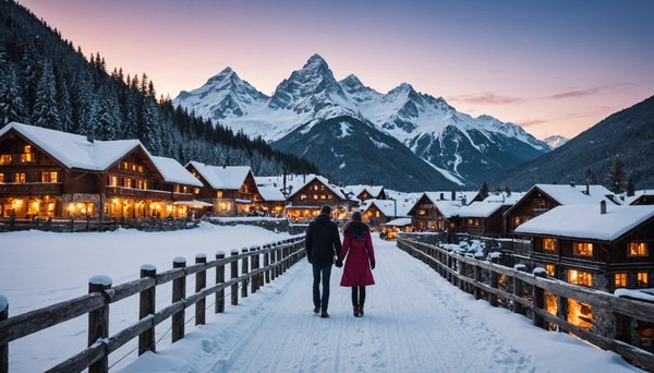 Les meilleures destinations d'hiver pour une escapade romantique